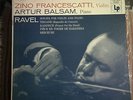 Zino Francescatti: Ravel: Sonata, Tzigane, Kaddisch, Berceuse w/Balsam, Col. LP