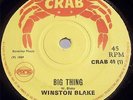 WINSTON BLAKE - BIG THING / RUPIE EDWARDS E YOURS (ORIGINAL 1ST PRESS CRAB) RARE