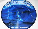 Metallica : Ride The Lightning, Rare UK Picture Vinyl LP 1986 Music For Nations