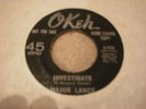 MAJOR LANCE-INVESTIGATE/IT'S THE BEAT- USA OKEH RECORDS-45