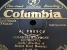 COLUMBIA SYMPHONY ORCH 78rpm Al Fresco / Badinage COLUMBIA 1297-D Mint