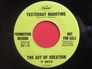 THE ACT OF CREATION.YESTERDAY NOONTIME.1967 CAPITOL.PROMO.VG++.GARAGE ROCK