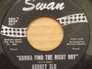 NORTHERN SOUL, AUDREY SLO, ''GONNA FIND THE RIGHT BOY'', SWAN S-4262-V