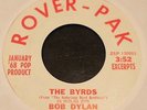 Bob Dylan/Byrds/Leonard Cohen/Taj Mahal ROVER PAK 1968 Promo Only 45 RPM