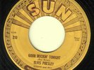 ELVIS PRESLEY original 45 SUN 210 GOOD ROCKIN' TONIGHT