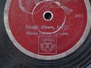 RECORD 78RPM 78 RPM CHARLES TRENET CHARLIE AND HIS ORCHESTRA LAUGH CLOWN LAUGH