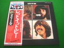 THE BEATLES Let It Be NEAR MINT Japanese LP GF + lyric insert + OBI sash
