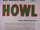 ALLEN GINSBERG: Howl LP (Mono, original laminated cover, dark-red label disc cl