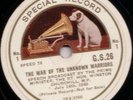 WW2 WINSTON CHURCHILL - THE WAR OF THE UNKNOWN WARRIORS - 2 X 78RPM WHITE LABEL