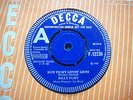 EX UK DECCA 45 DEMO - BILLY FURY - RUN TO MY LOVIN' ARMS