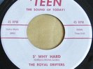ROYAL DRIFTERS – S' WHY HARD / LITTLE LINDA Hawaii TEEN 45 rpm