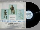 Mendelssohn - Klemperer A MIDSUMMER NIGHT'S DREAM Columbia SAX 2393 UK LP