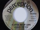 Crossover Soul/Funk 45 CHAREN COTTEN A Little Bit Of Love PERCEPTION HEAR VG++