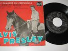 RAR EP 45T BIEM 75.364 LABEL NOIR AREA ELVIS PRESLEY LE CAVALIER DU CREPUSCULE