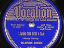 Memphis Minnie, Vocalion 03768, E / V+