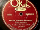 Electric OKeh 45099 Cofer Brothers-All Go Hungry Hash House-Atlanta 1927 great