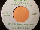 ROCKABILLY SIDNEY JO LEWIS  ISLAND IR6 BOPPIN' To GRANDFATHER'S CLOCK 1958 ohio