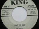 MAC CURTIS - WHAT YOU WANT - ROCKABILLY PROMO (king) - DOUBLE BREAK - 45rpm