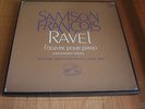 RARE FRENCH BOX 3 LP LVSM STEREO / RAVEL  complete piano works SAMSON  FRANCOIS