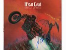 MEAT LOAF - BAT OUT OF HELL - SIGNED BY ARTIST - VINYL LP SLEEVE ONLY ORIGINAL