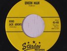 HOBO JACK ADKINS: Union Man / Country Boy Went To Town 45 Country