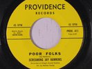SCREAMING JAY HAWKINS: Poor Folks / My Kind Of Love 45 rare Soul