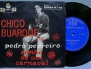 CHICO BUARQUE 1st Single - Pedro Pedreiro 1965 BOSSA NOVA JAZZ BRAZIL 7