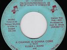 Black Gospel Soul Funk 45 Elder J Ward A Change Is Gonna Come D-Vine Spirituals