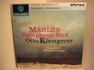 SCHWARZKOPF & KLEMPERER Mahler No.4  Columbia B/S SAX 2441 UK nm/ex