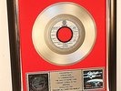 Status Quo, Rockin' All Over The World, Platin Record, Schallplatte, Award, gold