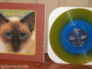 BLINK 182 CHESHIRE CAT BLUE YELLOW SWIRL VINYL LP RARE OOP