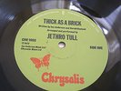 JETHRO TULL THICK AS A BRICK ORIGINAL FIRST UK ISSUE