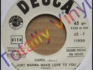 ROLLING STONES - EP: Carol / Tell me /Route 66 + 1  - ITALY DECCA PROMO 7