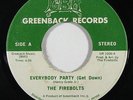 Funk 45 FIREBOLTS Everybody Party / Hum Along Song on Greenback VG++