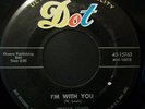 Wally Lewis I'm With You/ White Bobby Socks rockabilly 45 rpm Dot