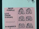 DEEP PURPLE H-Bombed Sonic Zoomed LP SEALED not TMOQ Live From Europe