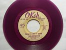 THE ARTISTICS;  This Heart Of Mine (Okeh)  Orig. Purple vinyl promo - Hear it