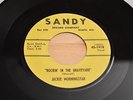 JACKIE MORNINGSTAR Rockin' In The Graveyard 45 RARE  SANDY  ROCKABILLY EX+