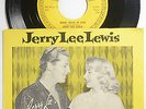 SUPERB Original Jerry Lee Lewis SUN 281 Picture Sleeve & 45 Great Balls of Fire