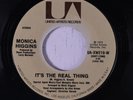 rare Soul 45 MONICA HIGGINS it's the real thing UA Hear