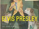 ELVIS PRESLEY  PERRO DE CAZA  HOUND DOG  SPANISH ORIG  RARE PIC SLV ISSUE