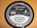 EDISON DIAMOND DISC ARTHUR HALL 80 RPM RECORD SPECIAL FOR HENRY FORD VARSOVIENNE