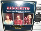 Decca London OSA 13105 Verdi Rigoletto Sutherland Pavarotti Milnes 3LP Box Set