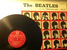 BEATLES RED LABEL ITALY LP TUTTI PER UNO PARLOPHON PMCQ 31504 A HARD DAYS NIGHT