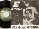 PAUL MCCARTNEY AND WINGS JET & LET ME ROLL IT DANISH 45+PS 1973 THE BEATLES