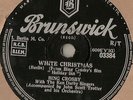 Bing Crosby - White Christmas UK RE-PRESS 78 RPM BRUNSWICK 1950s