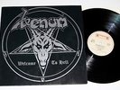 VENOM -Welcome to Hell LP 1981/86 Roadrunner SILVER PRINT