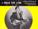 JOHNNY CASH • I WALK THE LINE • 1958 EP SUN 113   NM