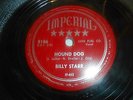 78rpm Rockabilly R&B Billy Starr IMPERIAL 8186 ( ? ) Hound dog / Borrowed heart