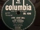 cliff Richard and the Drifters-Livin,Lovin Doll 1959 Columbia 78rpm